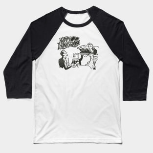 Happy Retro Thanksgiving Baseball T-Shirt